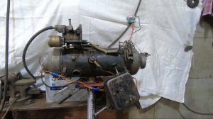 Тестовый запуск воздушного отопителя ШААЗ 968 после переборки. [Нудятина]