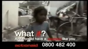 ActionAid - ''What If?'' Campaign Advert - 60 sec ad