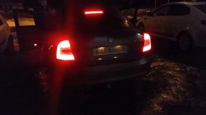 Световое решение - задние фонари Skoda Octavia A5FL