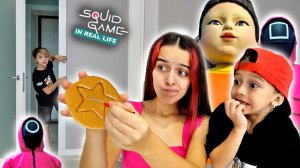 ИГРА В КАЛЬМАРА в Реальной Жизни! SQUID GAME in REAL LIFE Первая  игра (серия 1)