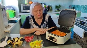 Овощное рагу салат из кальмаров