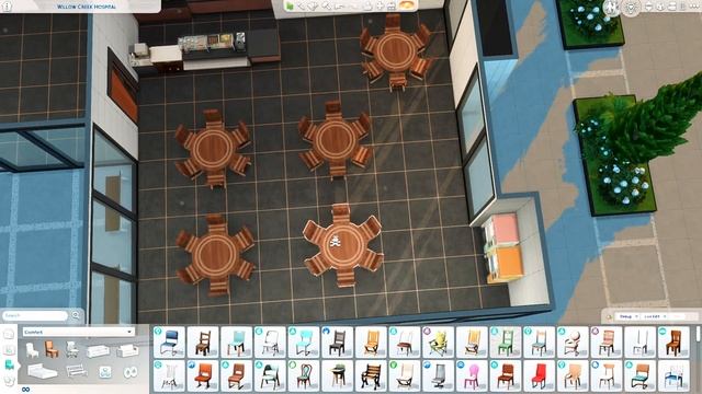 Modern Willow Creek Hospital ? The Sims 4  Speed Build | No CC