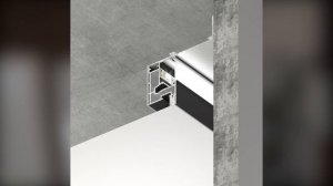 SLOTT Villar - парящий демпферный профиль для натяжных потолков с подсветкой.