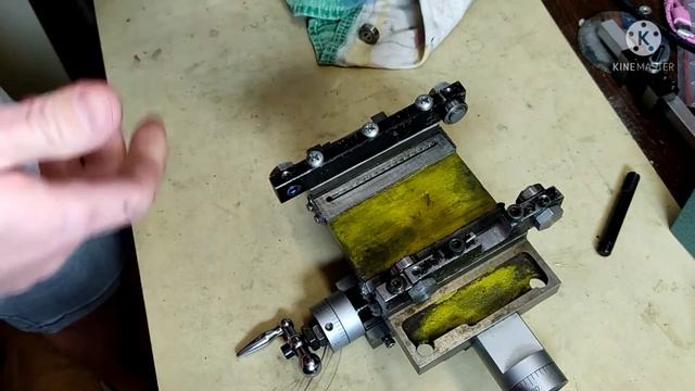 Прижим продольной подачи на подшипниках - замеры износа смотреть онлайн