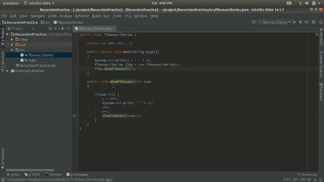 Understand Program to write the Fibonacci Series using Recursion in Java Part 3