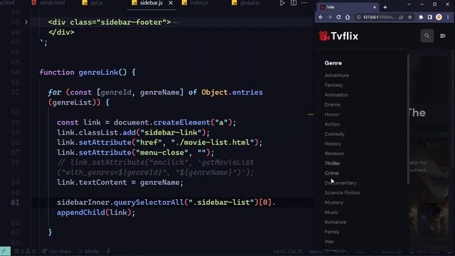 How To Create A Movie App Using API and Plain JavaScript! смотреть онлайн