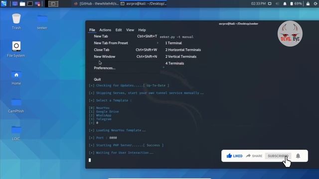 How To Trace Any Device Location Using Kali Linux | how hackers track location | #Devil_Eye смотреть онлайн