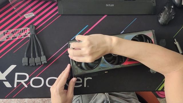 RTX 4090 ASUS ROG Strix OC unboxing Жаңа видеокарта алдым смотреть онлайн