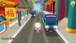 Talking Tom Gold Run 2024 Angela At Angela's Boulevard Gameplay Walkthrough | Part 54 | 4K UH