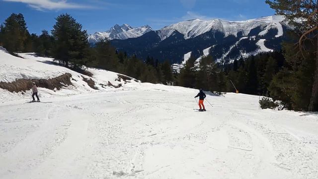 Архыз Южный склон Трасса 4 красная 31.03.2021 смотреть онлайн