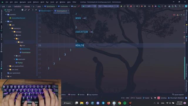 ASMR Programming - Note App MVVM Part2 with Kotlin - No Talking