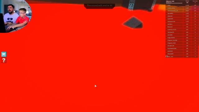 ПОЛ это ЛАВА Челлендж Папа и Мама играют в Роблокс Floor is lava Challenge