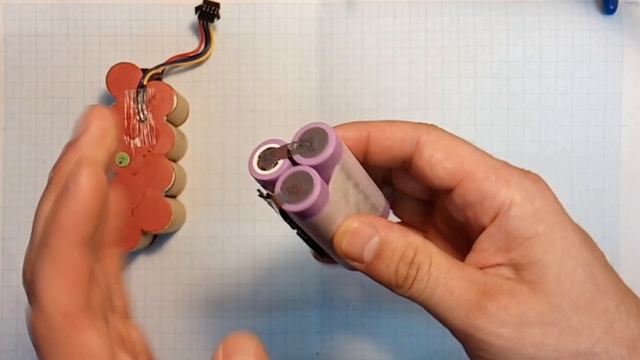 Замена литиевых аккумуляторов на батарее робота пылесоса Polaris FD-2RSW| #аккумулятордляпылесоса смотреть онлайн