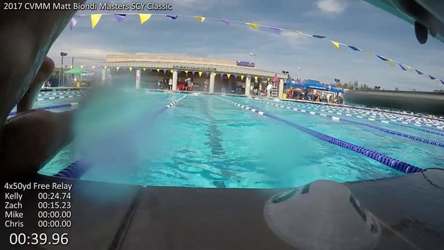 2017 CVMM Matt Biondi Masters - 200yd Free Relay смотреть онлайн