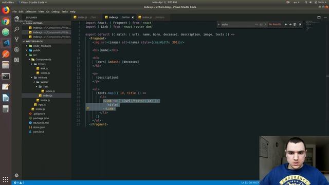 React Router v4 Tutorial - #5 Nested Routes смотреть онлайн