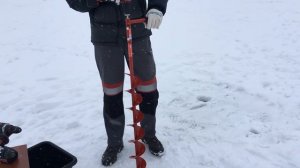 Тест-драйв шуруповертов и шнеков для зимней рыбалки!