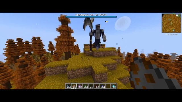 Обзор мода The Cardinal Sins 1.19.4 | Новые боссы и оружие