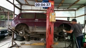 Подъемник + опрокидыватель  для Нивы