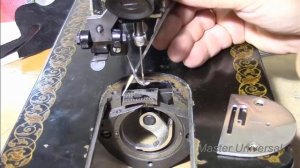 Увеличение длины стежка. Переделка на кожу. Видео № 437.