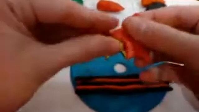 Поделка из пластилина 
