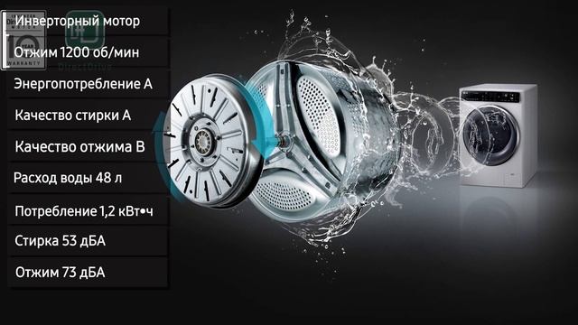 Стиральная машина LG FH2G6TD2, FH2G6TD4, 8 кг, 1200 об. смотреть онлайн