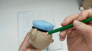 Мастер-класс диктант. Мишка десантник крючком