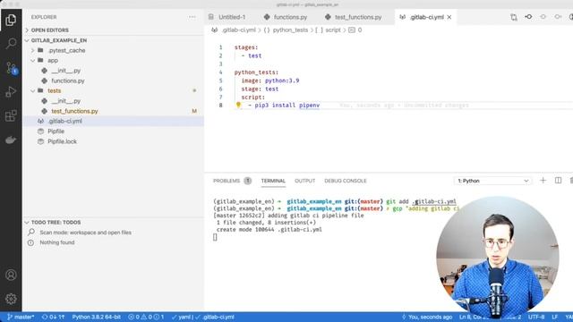 Create a Continuous Integration (CI) Pipeline in Gitlab смотреть онлайн