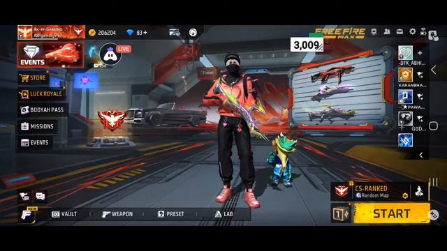 Free Fire New Season CS Rank Push Live смотреть онлайн