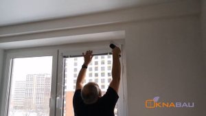 Как установить жалюзи на пластиковые окна КБЕ Эксперт с выступающим штапиком  ПИК ЖК Ясеневая 14