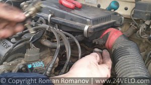 Nissan Sunny хорошо работает на холостых, и глохнет при нажатии педали дросселя. Решение проблемы!