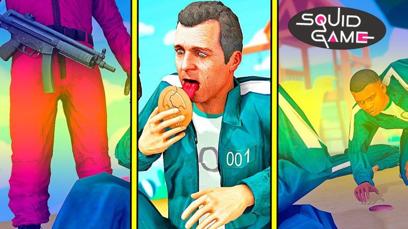 ИГРА В КАЛЬМАРА САХАРНЫЕ СОТЫ и КОНФЕТЫ в ГТА 5 МОДЫ! ОБЗОР МОДА в GTA 5 ВИДЕО MODS #shorts