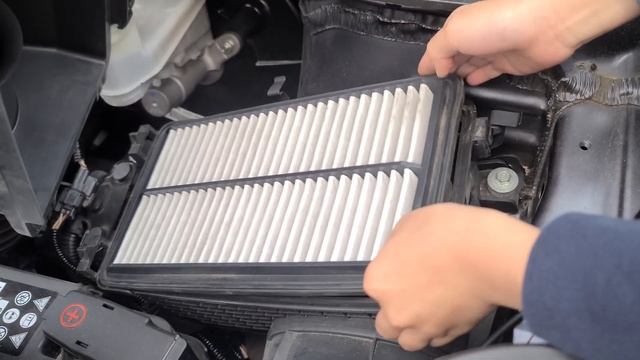 How to replace engine air filter to AEM dryflow filter Honda Pilot 2016 - 2021 смотреть онлайн