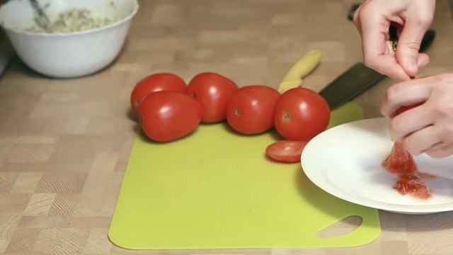 ? Праздничная ЗАКУСКА Фаршированные Помидоры с Семгой НОВОГОДНЕЕ МЕНЮ 2023