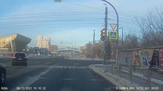 Покатаемся по городу № 128 ,Куса. м 5.Челябинск. Златоуст.(  декабрь  2021)