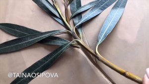 Гипсовое панно своими руками | Ботанический барельеф | Олеандр |