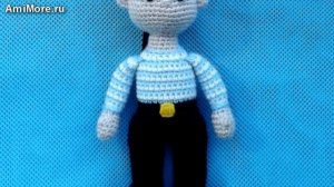 Амигуруми: схема Моряка. Игрушки вязаные крючком - Free crochet patterns.
