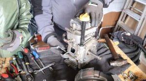 Disassembly of Tecumseh engine for spare parts Двигатель Текумсех на запчасти