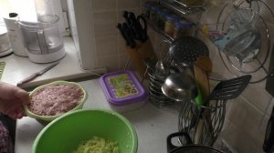 Большие пельмени со свежей капустой