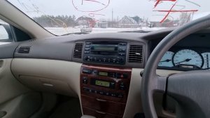 Обзор Toyota Corolla NZE121 распил из Японии