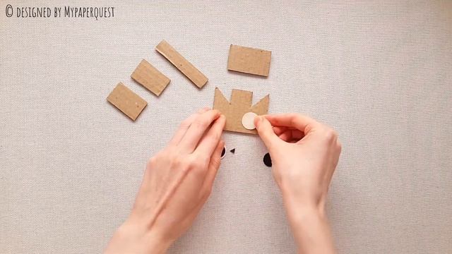 ? КОТИК ИЗ КАРТОНА ? [ ПРОСТЫЕ ПОДЕЛКИ ] EASY CAT CRAFTS