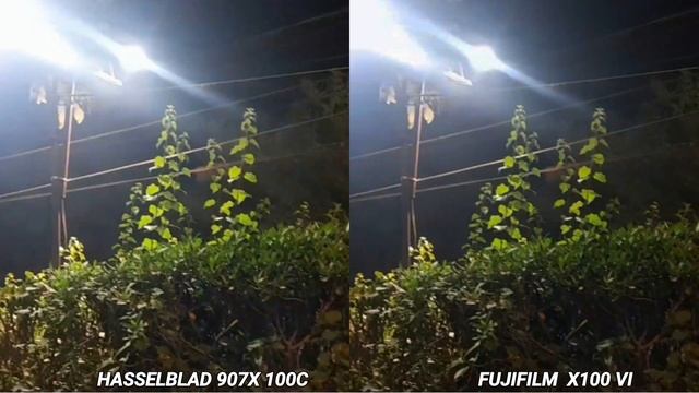 Hasselblad 907X 100c vs Fujifilm X100_Vl Night Mode Camera Comparison смотреть онлайн