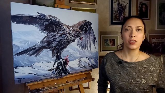 СОКОЛИНАЯ ОХОТА - ЦАРСКОЕ ХОББИ ! // Описание картины "Соколиная охота" // художник Наталья Резанов