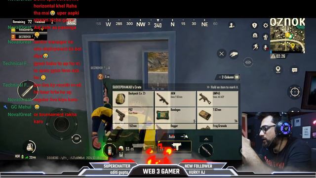 Bgmi Live With Oye Velle | Web 3 Gamer #oldvibes #oyevelle смотреть онлайн