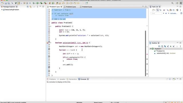 Google Interview Question: Two Sum (Java Solution & HashSet Tutorial)