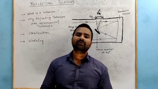 Reflecting Telescope class 12 / Optical instrument/Ray optics / physics/CBSE/ICSE/ UP/ Fast learner