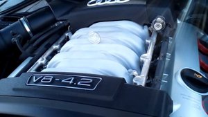 Запуск Audi A8 4,2 (d3) с монеткой на двигателе
