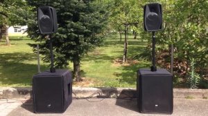 DB Technologies Cromo 10+ and RCF 4Pro 8003-as Soundcheck