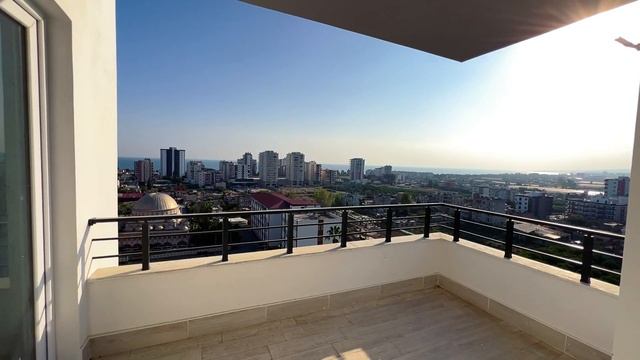 Квартира 3+1 в новом доме с открытым видом на море. Подходит под ВНЖ. Эрдемли Мерсин недвижимость. смотреть онлайн