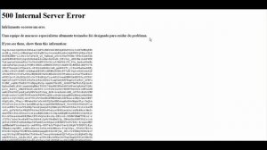 500 Internal Server Error You Tube