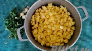 Тушеная картошка с фасолью